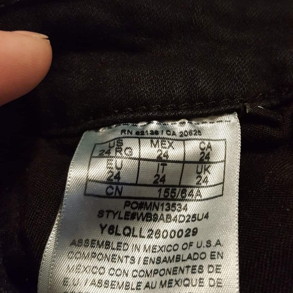 Size 24 skinny guess jeans - Picture 3 of 3
